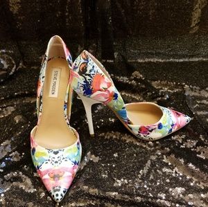 Steve madden floral heels